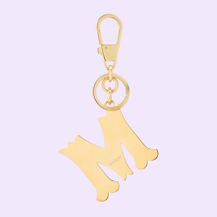 727981.JCFUG.8555.002.100.0000.Light Letter M Plexiglas keychain